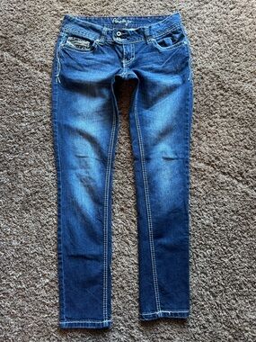Amethyst Jeans Dark Blue Skinny Stretch Denim